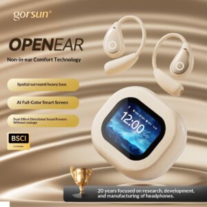 Open-Ear Wireless Bluetooth Earphones — Air Conduction