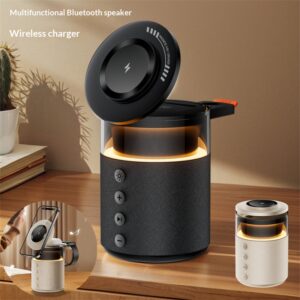 2-in-1 Wireless Charger & Bluetooth Speaker