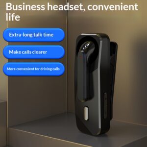 Lapel-style Wireless Bluetooth Earphones
